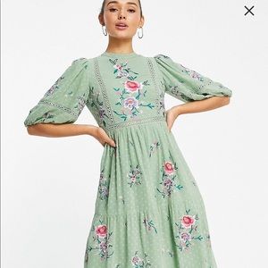 ASOS Embroidered Dress